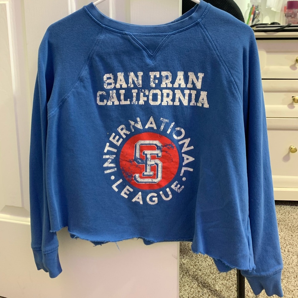 San Francisco cropped sweatshirt